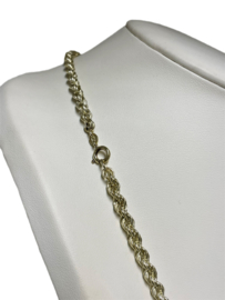 14 Karaat Gouden Koord Ketting  - 53 cm / 10.5 g / 5 mm