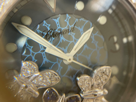 Chopard Happy Sport 8347 Floating Butterfly Watch Diamonds / Sapphire - Quartz Dames Polshorloge