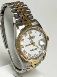 Rolex Datejust White Roman Dial 36 mm - 1996 / Inclusief Garantie