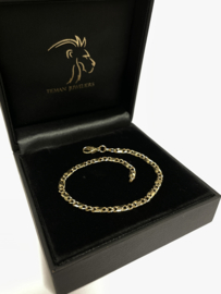 14 K Gouden Infinity Schakel Armband - 19,5 cm / 6,14 g