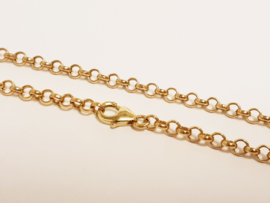 14 K Gouden Jasseron Collier - 63 cm / 13,35 g