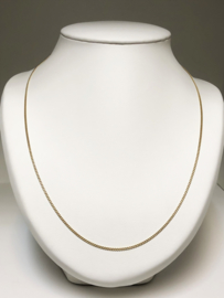 14 K Gouden Gourmet Schakel Ketting - 67 cm / 5,3 g / 1,65 mm