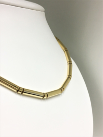 18 K Gouden Schakel Collier / Choker (rond) - 46 cm / 28,97 g