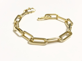 14 K Gouden Anker Schakel Armband - 21 cm / 25,8 g