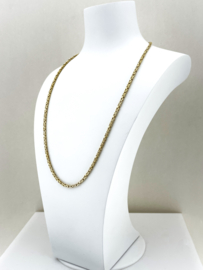 14 Karaat Massief Gouden Koningsketting Byzantijns - 55 cm / 2.5 mm / 22.3 g