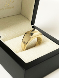 18 K Gouden Heren Ring - 7,95 g