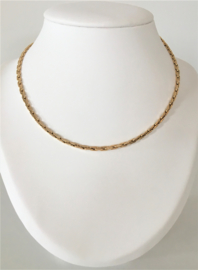 14 K Gouden Schakel Ketting - 45 cm