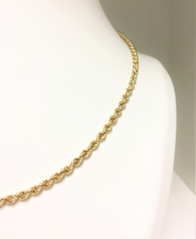14 K Gouden Koordcollier - 47 cm