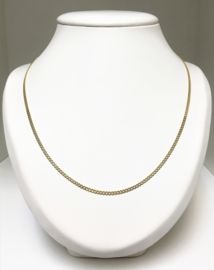 14 K Gouden Gourmet Schakel Ketting - 52 cm / 7,25 g