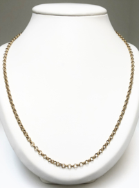 Antiek 14 K Gouden Jasseron Collier Jaren '20 - 57 cm / 15,8 g