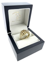 18 Karaat Massief Gouden Piet Piet Ring - 10.4 Gram