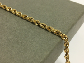14 K Gouden Koord Armband - 22,5 cm / 7,9 g