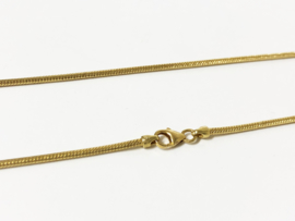 18 K Gouden Slangen Collier - 42 cm / 12,5 g
