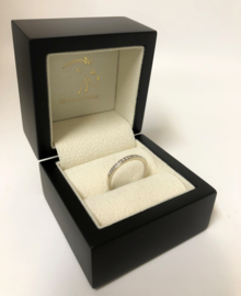 14 K Gouden Rijring 0.10 crt Briljantgeslepen Diamant G / VVS2