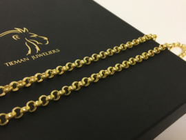 14 K Gouden Jasseron Collier - 65 cm / 16,9 g