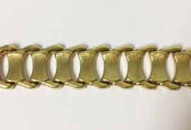 8 Karaat Schakel Armband - 19,5 cm  /  21,25 g