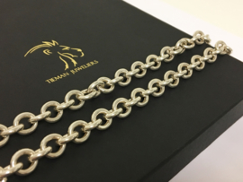 Zilveren Anker Schakel Collier - 45 cm / 9 mm