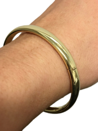 14 Karaat Gouden Slaven Armband / Bangle - 14,95 g / 6 mm