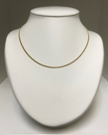 14 K Gouden Gucci Schakel Collier - 43 cm / 3,7 g / 2,5 mm