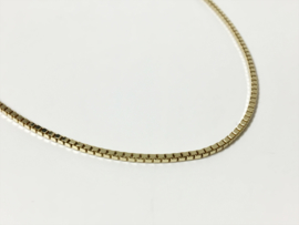 14 K Gouden Venetiaanse Schakel Ketting - 60 cm / 11 g