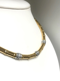 CHOPARD Les Chaines Gouden Collier 0.66 crt Briljantgeslepen Diamant - 42 cm