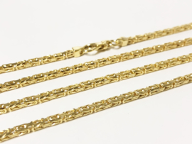 14 K Gouden Koningsketting Byzantijns - 60 cm / 26,8 g / 2,5 mm