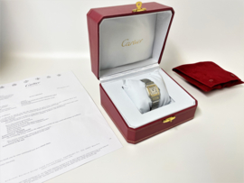 Cartier Santos Galbée Lady Quartz Staal Goud - Model 166930 Incl Garantie