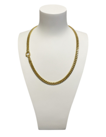 18 Karaat Massief Gouden Gourmet Slot Collier - 46 cm / 59,8 g / 6.5 mm