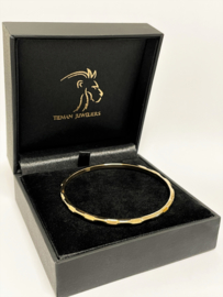 22 Karaat Massief Gouden Slaven Armband / Bangle - Model Rond