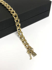 14 K Gouden Gourmet Schakel Armband - 17,5 cm / 7 g