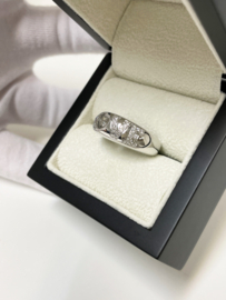 18 K Witgouden Chopard Love Ring Happy Diamond - 11,3 g