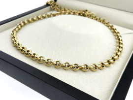 Theo Fenell 18 Karaat Massief Gouden Jasseron Collier - 69 cm / 7.5 mm / 127.8 gram