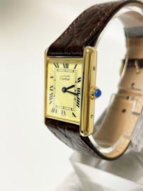 Must de Cartier Tank Large Quartz 590005 - Champagne Roman Dial