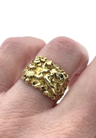 18 Karaat Massief Gouden Piet Piet Ring - 10.4 Gram