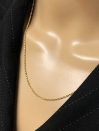 14 K Gouden Koord Ketting - 51,5 cm / 7,6 g