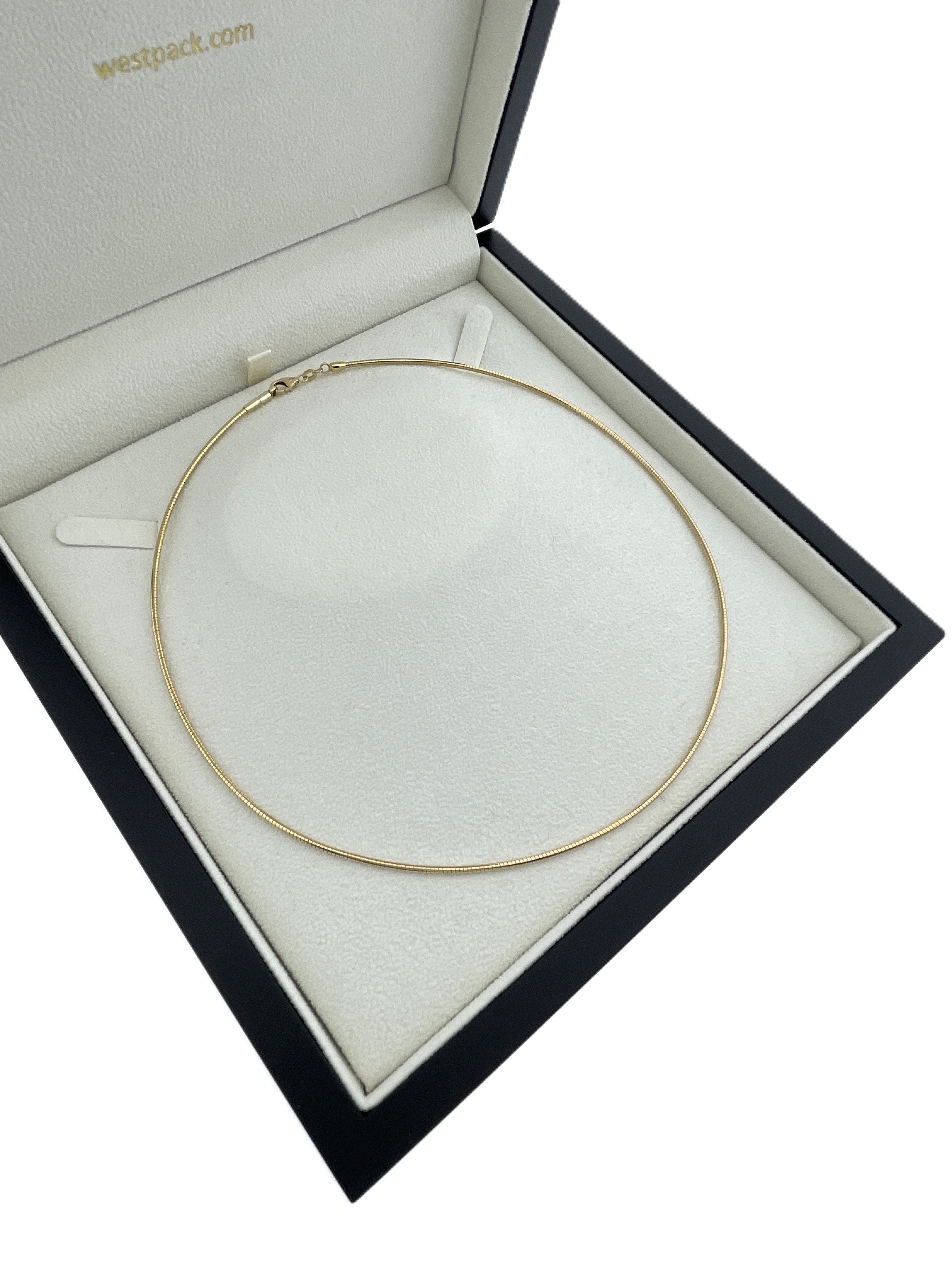 14 Karaat Geelgouden Slangen Collier - 45 cm / 1.5 mm / 10 g