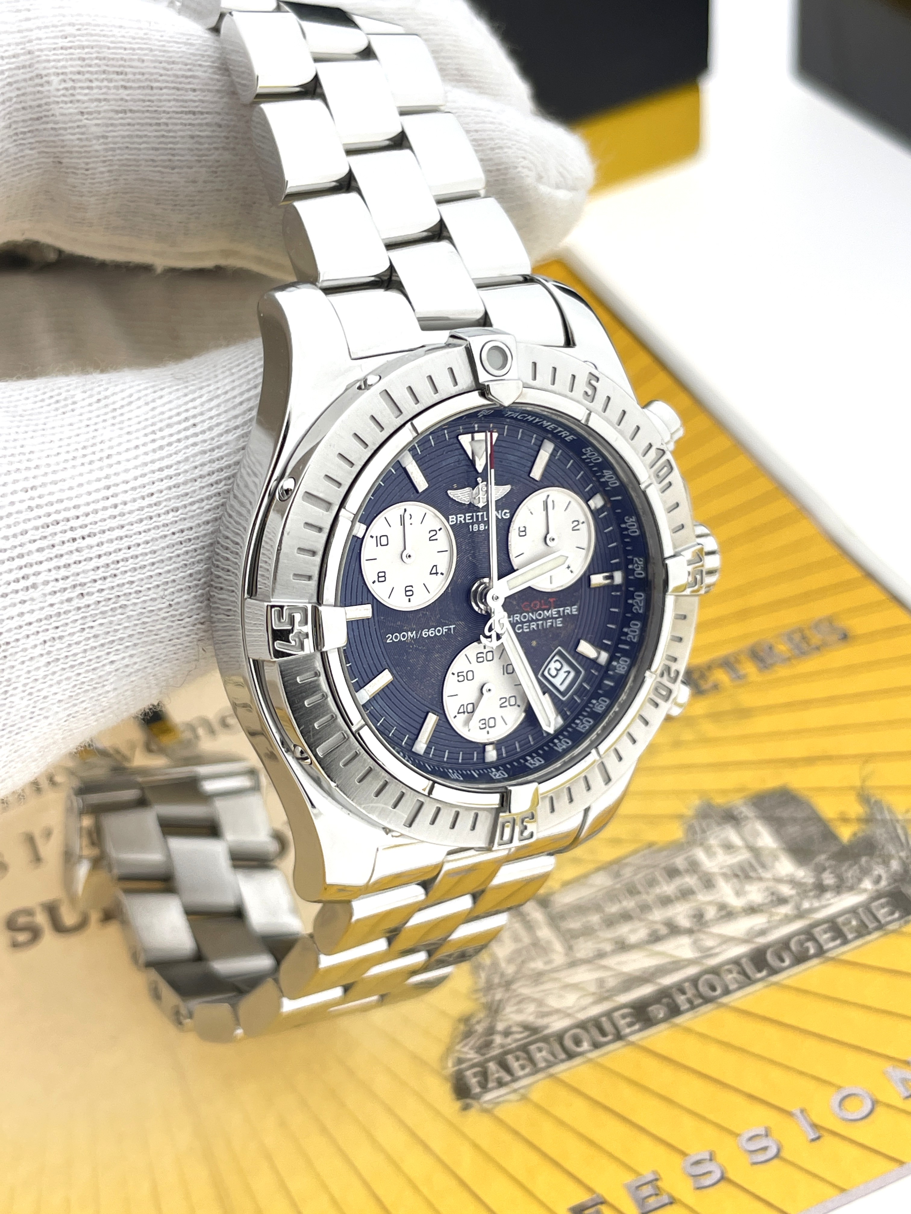 BREITLING Colt Chronometre Quartz  A73380 41 mm - Full Set