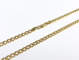 14 K Gouden Gourmet Schakel Ketting - 62,5 cm / 9,6 g