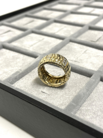 PIAGET 18 Karaat Massief Gouden Brede Bandring 0.36 ct Briljant Geslepen Diamant H / VS1