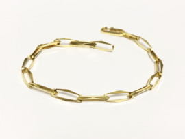 14 K Gouden Closed Forever Schakel Armband - 20 cm / 6,7 g
