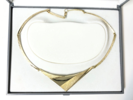 Fins Designer Riitta Hakala 14 K Gouden Collier - 42 cm / 25,32 g