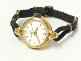 Antiek 18 K Gouden Omega Dames Horloge - 1944