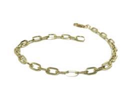 14 K Gouden Anker Schakel Armband - 19,5 cm / 7,7 g