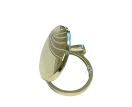 14 Karaat Gouden Medaillon Hanger Voor Twee Foto's - 3,3 cm