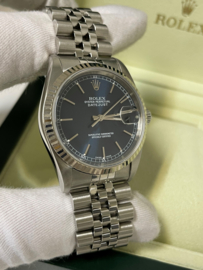 Rolex Oyster Perpetual Datejust 16234 Blue Dial 36 mm - 2002