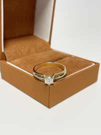 Christ 14 K Gouden Solitair Ring 0.50 crt Briljant Geslepen Diamant H / VVS1