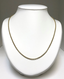 14 K Gouden Jasseron Collier - 54 cm / 14,4 g