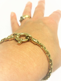 14 K Gouden Slot Armband