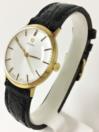 14 K Gouden Omega Dresswatch - Heren Polshorloge Jaren 60/70