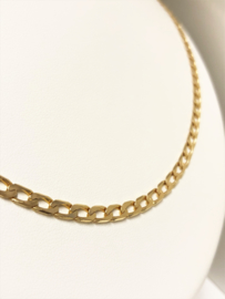 14 K Gouden Gourmet Schakel Ketting - 60 cm / 15,55 g